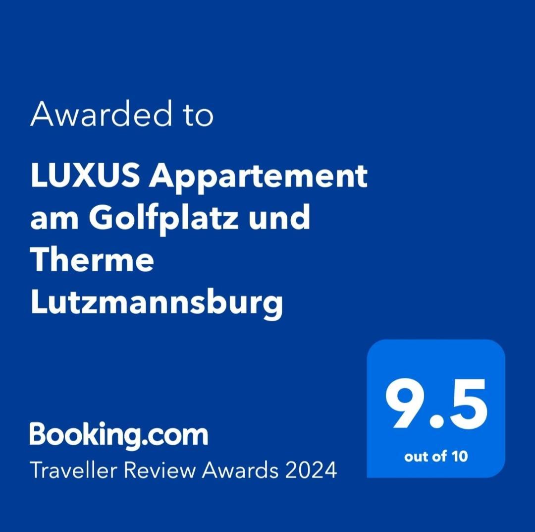 Luxus Appartement Am Golfplatz Und Therme Lutzmannsburg 斯拉 外观 照片
